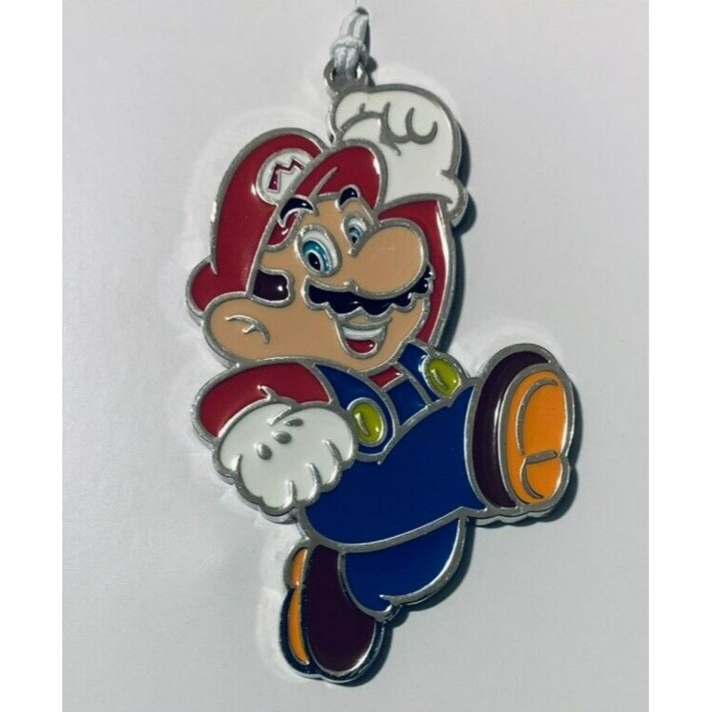 Super Mario Christmas Ornament Nintendo Hallmark 2022 2.75” Flat Metal Enamel - Picture 3 of 8